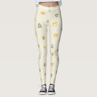 Leggings de imagem de Fazenda animal