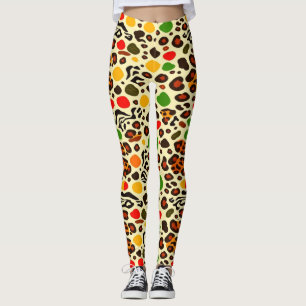 Leggings de impressão animal