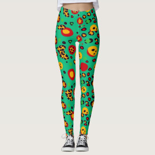 Leggings de impressão animal