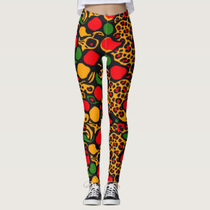 Leggings de impressão animal