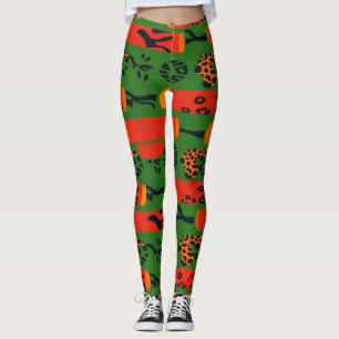 Leggings de impressão animal