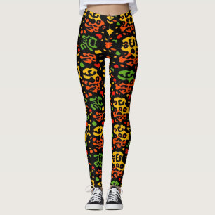 Leggings de impressão animal