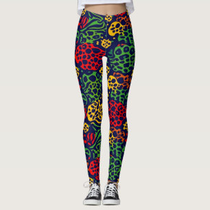 Leggings de impressão animal