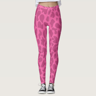 Leggings de impressão de animais Giraffe