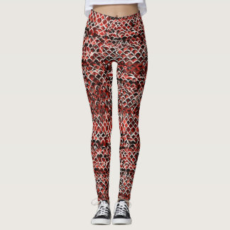 Leggings de Impressão de Cores Totais