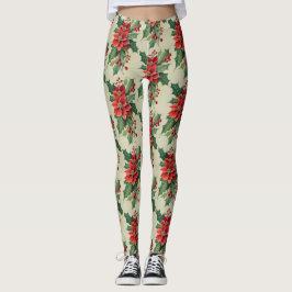 Leggings de Impressão de Natal