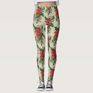 Leggings de Impressão de Natal