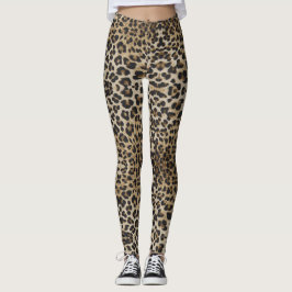 Leggings de impressão do Funky Leopard