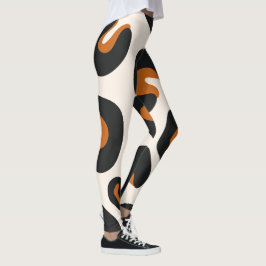 Leggings de impressão do Leopardo Trendy - Confort