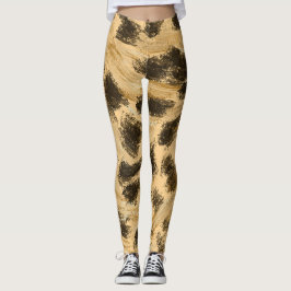 Leggings de impressão leopardo