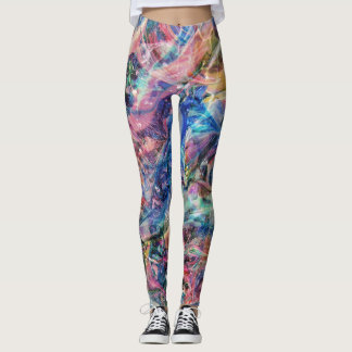 Leggings de Impressão multicores
