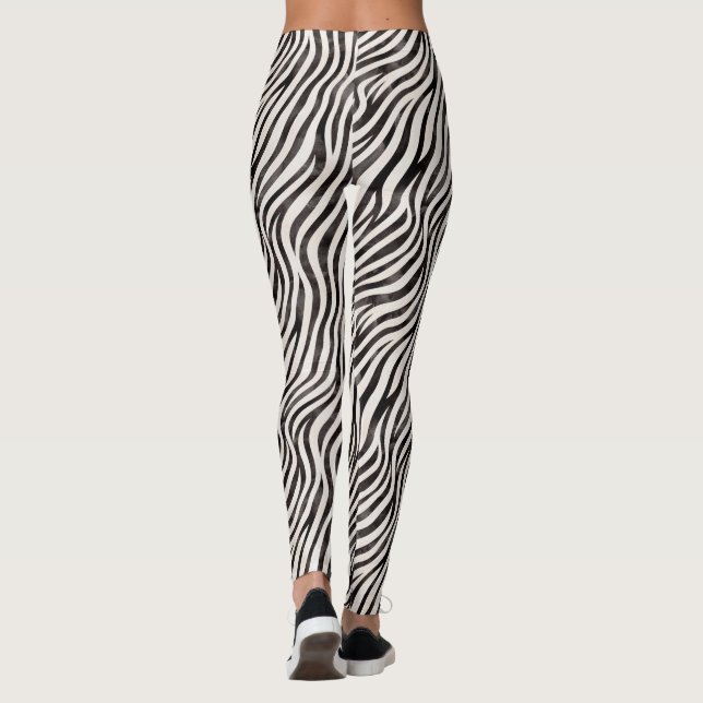 Leggings de Impressão Zebra (Verso)