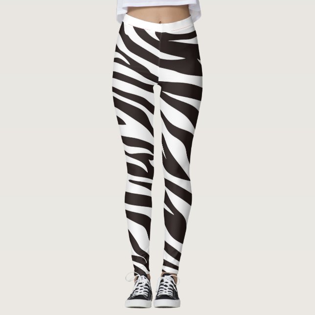 Leggings de Impressão Zebra (Frente)