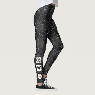 Leggings de inicialização personalizáveis KANJI AM