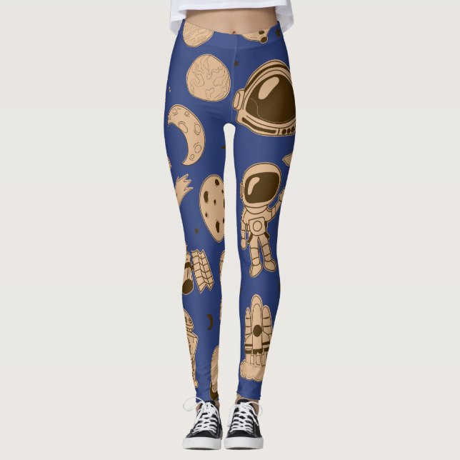 Leggings de invasão espacial (Frente)