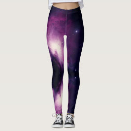 Leggings de ioga, de uso celeste roxo