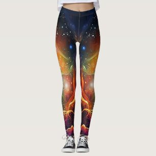 Leggings de ioga personalizadas com chakras