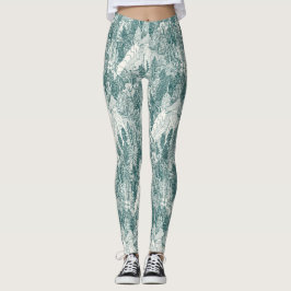 leggings de jade de árvores NC