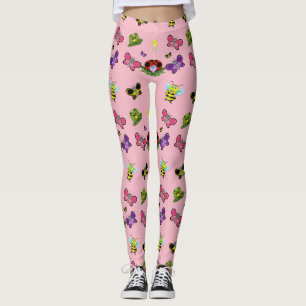 Leggings de jardim coloridas