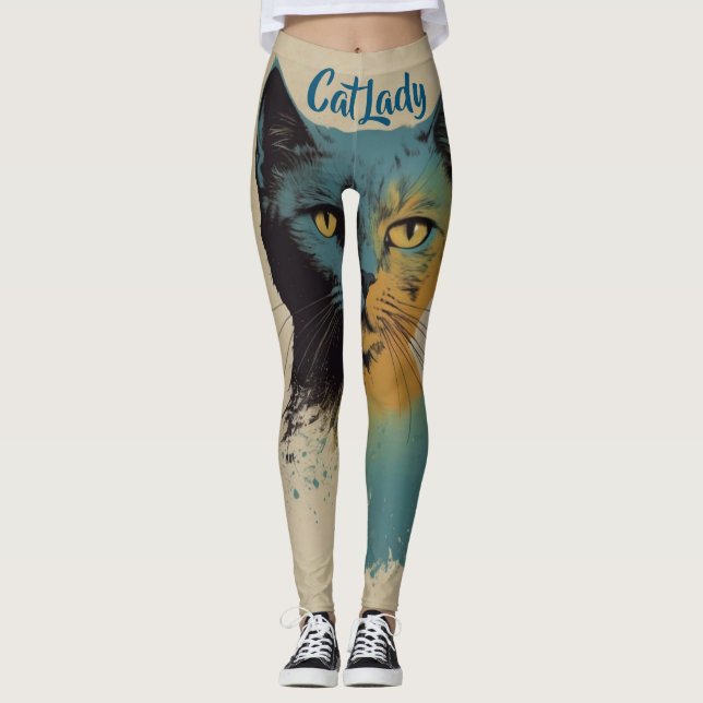 Leggings de Lady Cat (Frente)
