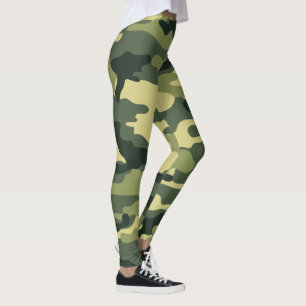 Leggings de lavagem do exército