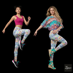 Leggings de linha de gatos