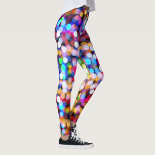 Leggings de luzes brilhantes