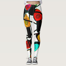 Leggings de Luzes de Joker