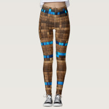 Leggings de madeira pixelwood