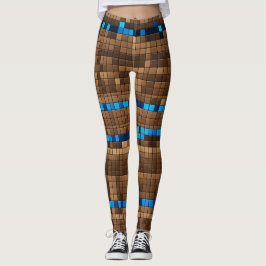 Leggings de madeira pixelwood