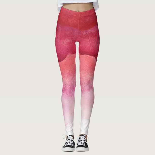 Leggings de madeira rosa (Frente)