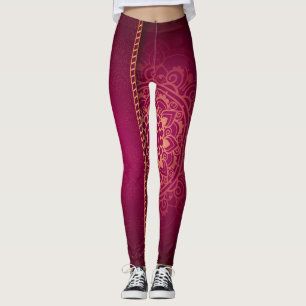 Leggings de Magenta Elegantes