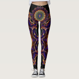 Leggings de Mandala vibrantes