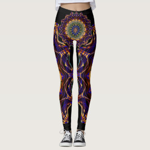 Leggings de Mandala vibrantes
