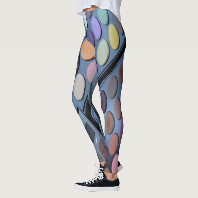 Leggings de maquiagem - Design de maquiagem (Esquerda)