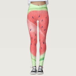 Leggings de melancia na moda Bisque