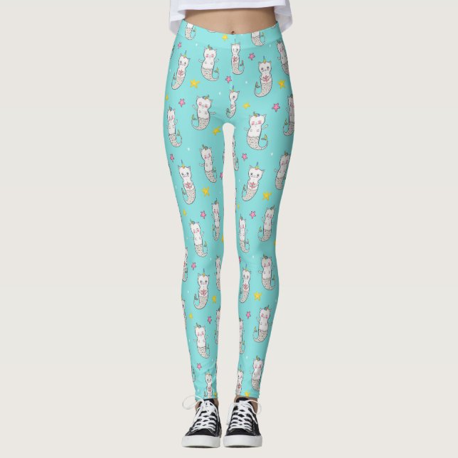 Leggings de Mermaids de Cat (Frente)
