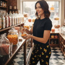 Leggings de milho doce do Halloween