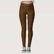 Leggings de moda de Impressão de folhada falsa
