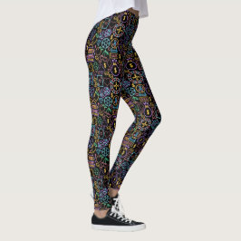 Leggings de Moda de Pop do Casino Gambling