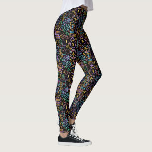 Leggings de Moda de Pop do Casino Gambling