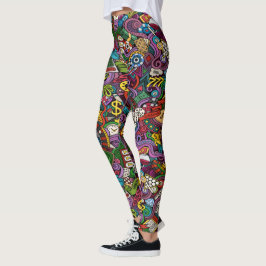 Leggings de Moda Pop do Casino de Jogos