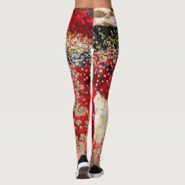 Leggings de Moda Pop do Partido