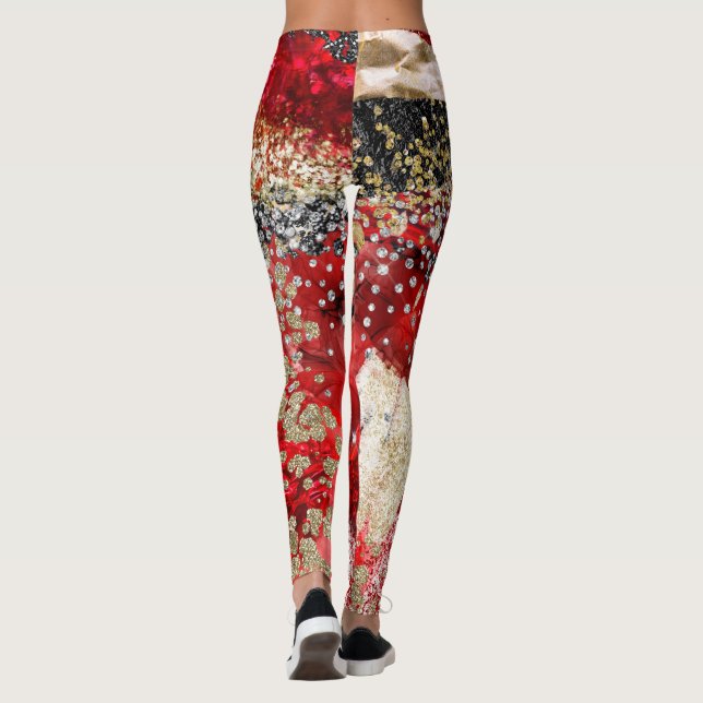 Leggings de Moda Pop do Partido (Verso)