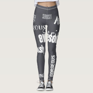 Leggings de Motivação de Inspiração Fantásticas