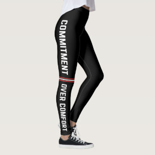 Leggings de Motivação para Academia - Compromisso