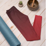 Leggings de Mouro Vermelho Vibrantes de Cor da Ten<br><div class="desc">As leggings ombre sutis de cor vermelha na moda Vibrante de nossa coleção de cores de tendência Autumn e Winter 2023/24 oferecem charme de eterno. Essas Leggings vermelhas brilhantes e ousadas de Ombre apresentam um gradiente, desaparecendo do escuro no topo para a cor mais clara/mais clara nas pernas. Vermelho vibrante...</div>