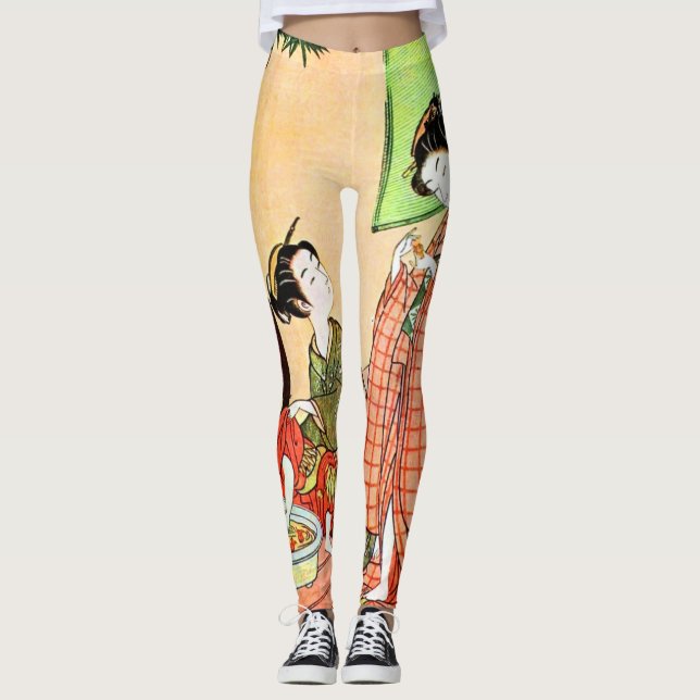 Leggings de mulheres japonesas (Frente)