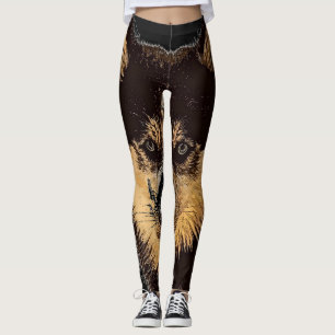 Leggings de mulheres siberianas Husky