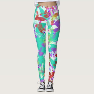 Leggings de multicores